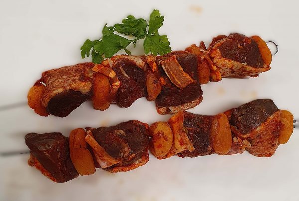 Brochette de canard
